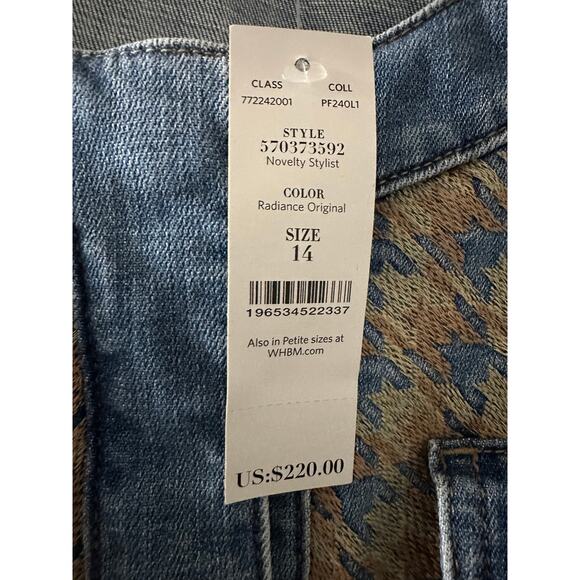 White House Black House Denim & Tweed Jacket - Picture 7 of 8